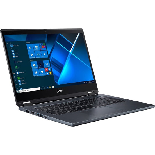 Acer TravelMate Spin P4 P414RN-51 TMP414RNA-51-77CJ 14" Touchscreen Convertible 2 in 1 Notebook - Full HD - Intel Core i7 11th Gen i7-1165G7 - 16 GB - 512 GB SSD - English Keyboard - Slate Blue NX.VTSAA.004