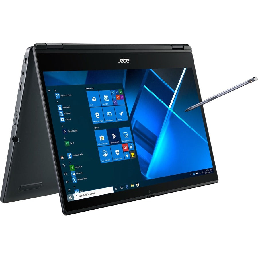 Acer TravelMate Spin P4 P414RN-51 TMP414RNA-51-77CJ 14" Touchscreen Convertible 2 in 1 Notebook - Full HD - Intel Core i7 11th Gen i7-1165G7 - 16 GB - 512 GB SSD - English Keyboard - Slate Blue NX.VTSAA.004