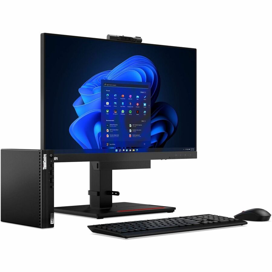 Lenovo ThinkCentre M80q Gen 4 12E90013CA Desktop Computer - Intel Core i5 13th Gen i5-13500T - vPro Technology - 16 GB - 512 GB SSD - Tiny - Black 12E90013CA