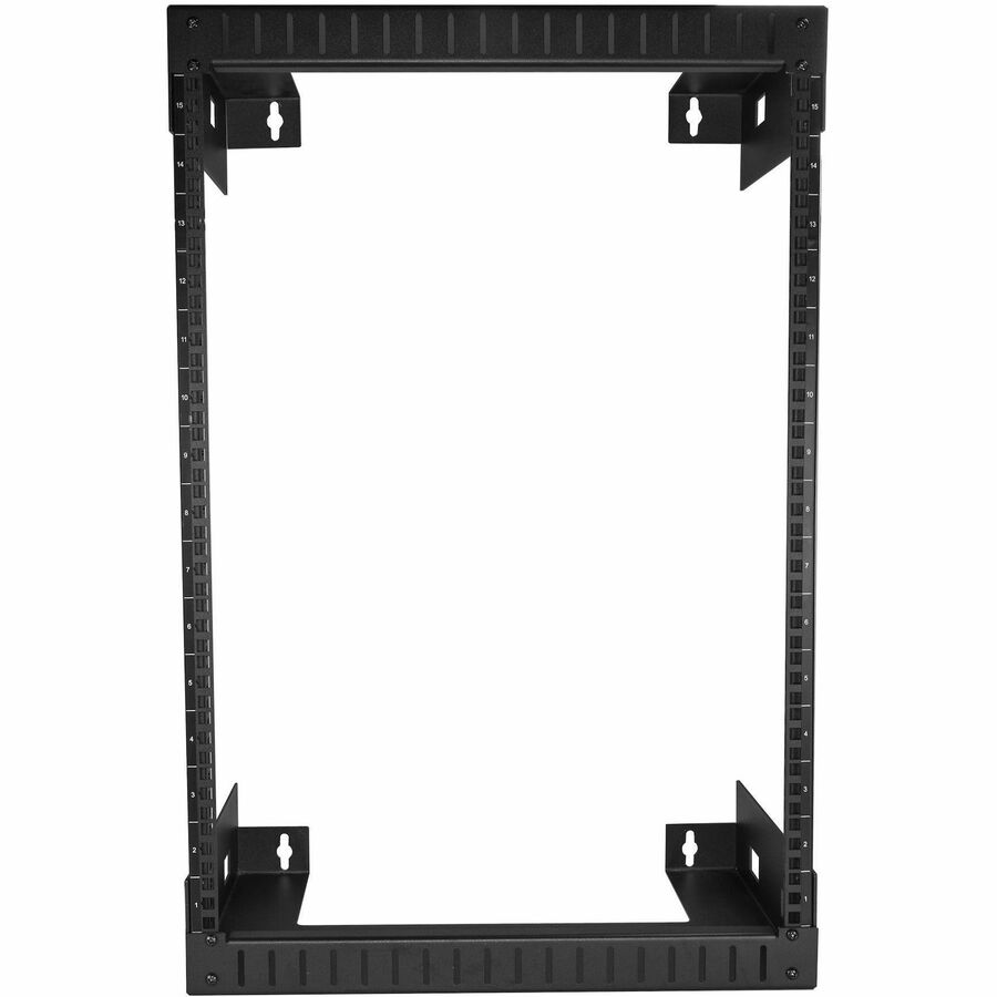 StarTech.com 2-Post 15U Heavy-Duty Wall-Mount Network Rack, 19" Open Frame Server Rack for Computer Equipment, Wall Mount Data Rack~ RK15WALLO