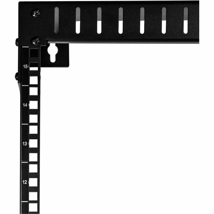 StarTech.com 2-Post 15U Heavy-Duty Wall-Mount Network Rack, 19" Open Frame Server Rack for Computer Equipment, Wall Mount Data Rack~ RK15WALLO