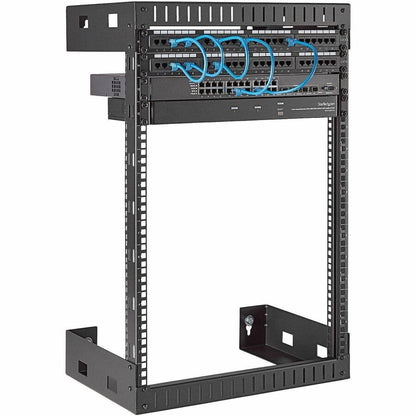 StarTech.com 2-Post 15U Heavy-Duty Wall-Mount Network Rack, 19" Open Frame Server Rack for Computer Equipment, Wall Mount Data Rack~ RK15WALLO