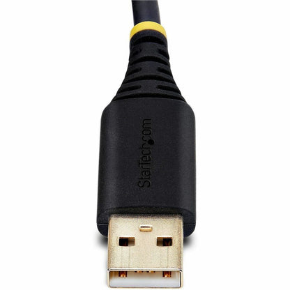 StarTech.com 3ft (1m) USB to Null Modem Serial Adapter Cable, COM Retention, FTDI, RS232, Changeable DB9 Screws/Nuts, Windows/macOS/Linux 1P3FFCNB-USB-SERIAL