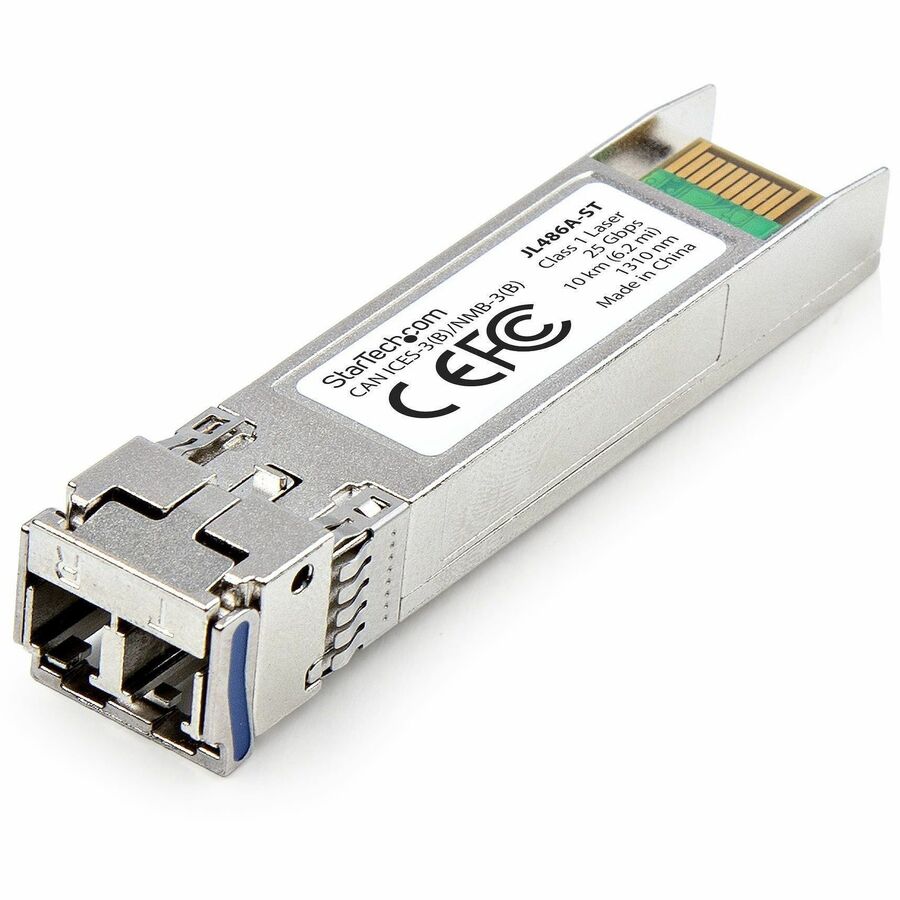 StarTech.com HPE JL486A Compatible SFP28 Module, 25GBase-LR, 25Gb Single Mode Fiber (SMF), LC Transceiver, 10km (6.2mi), DDM/DOM JL486A-ST