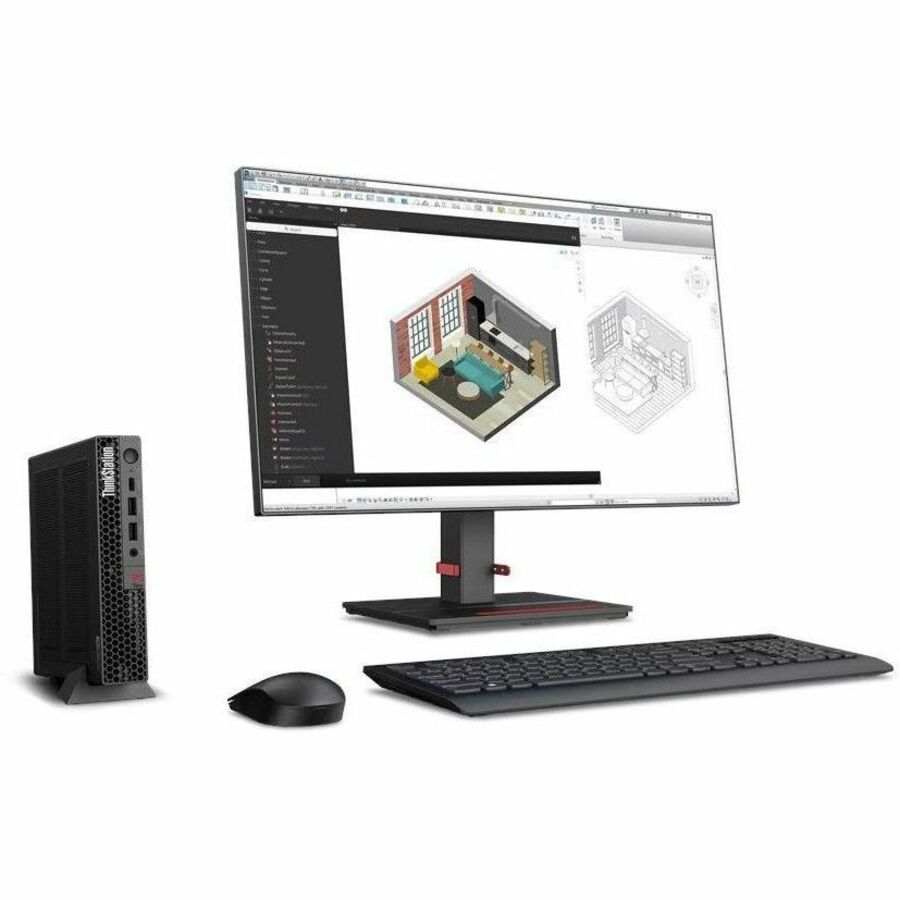 Lenovo ThinkStation P3 30H0003XCA Workstation - 1 x Intel Core i9 13th Gen i9-13900 - 16 GB - 512 GB SSD - Tiny - Black 30H0003XCA