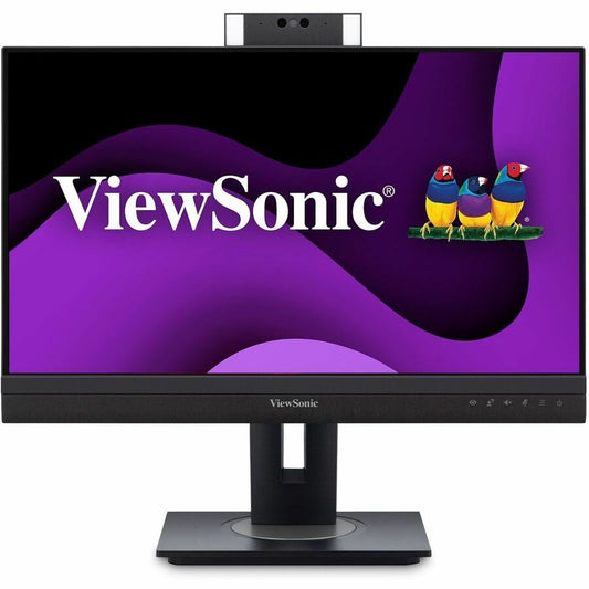 ViewSonic VG2457V 24" Class Webcam Full HD LED Monitor - 16:9 - Black VG2457V