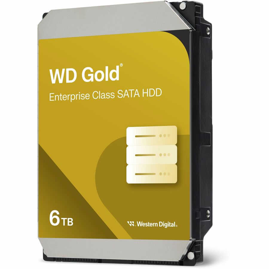 WD Gold WD6004FRYZ 6 TB Hard Drive - 3.5" Internal - SATA (SATA/600) WD6004FRYZ