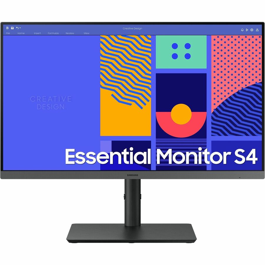 Samsung Essential S4 S24C432GAN 24" Class Full HD LCD Monitor - 16:9 - Black LS24C432GANXZA