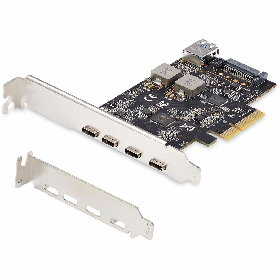 StarTech.com 5-Port USB PCIe Card, USB 3.2 10Gbps, PCI Express Card with 4x USB-C Ports, 1x USB-A Internal Port PS4C3IA3-USB-C-CARD