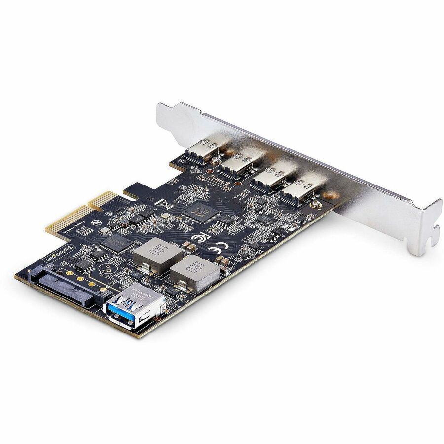 StarTech.com 5-Port USB PCIe Card, USB 3.2 10Gbps, PCI Express Card with 4x USB-C Ports, 1x USB-A Internal Port PS4C3IA3-USB-C-CARD