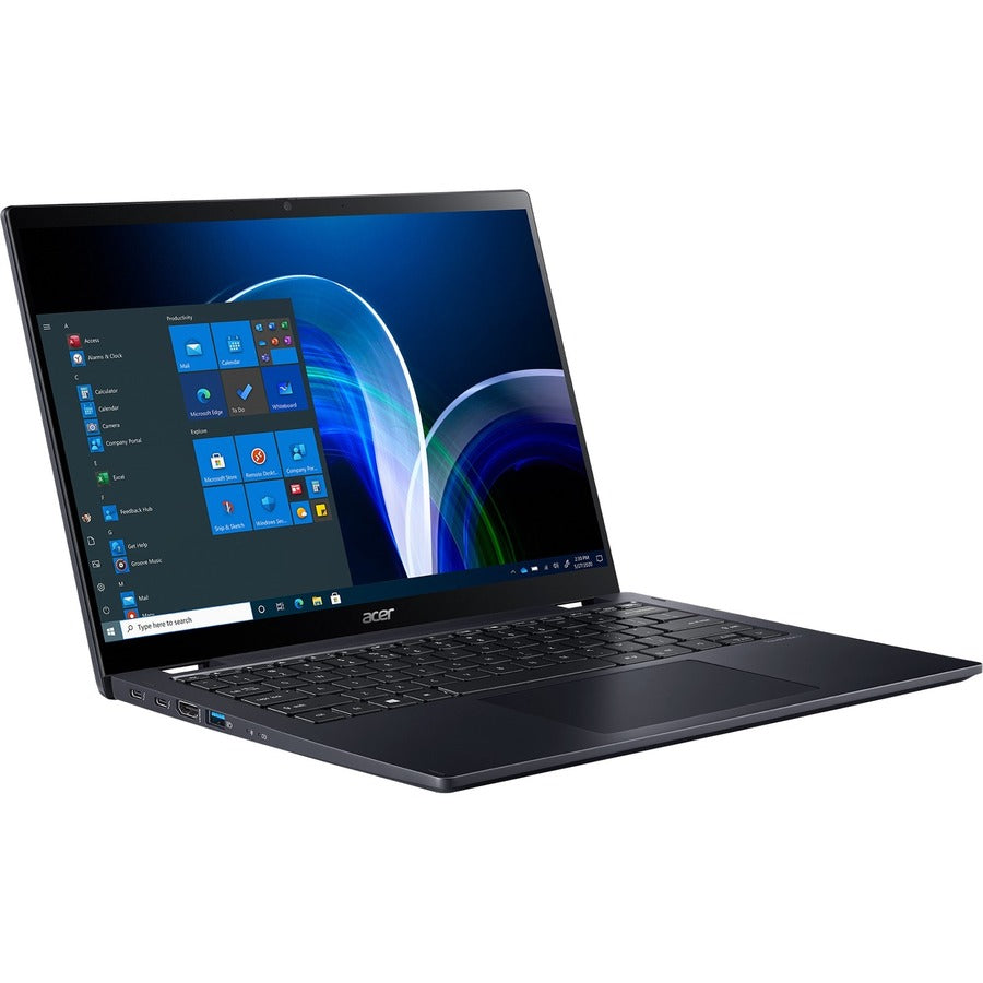 Acer TravelMate Spin P6 P614RN-52 TMP614RN-52-73LE 14" Touchscreen Convertible 2 in 1 Notebook - WUXGA - Intel Core i7 11th Gen i7-1165G7 - 32 GB - 1 TB SSD - English Keyboard - Black NX.VT1AA.006