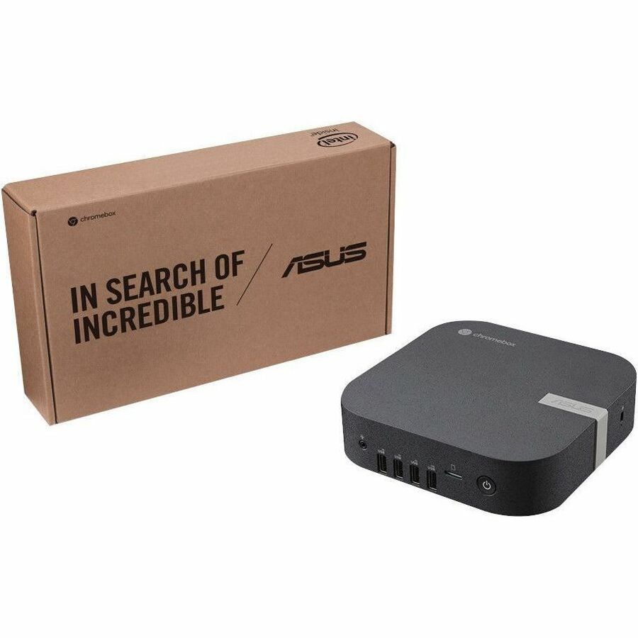 Asus Chromebox 5a CHROMEBOX5A-SC081UN Chromebox - Intel Celeron 7305 - 8 GB - 128 GB SSD - Mini PC - Eco Black CHROMEBOX5A-SC081UN