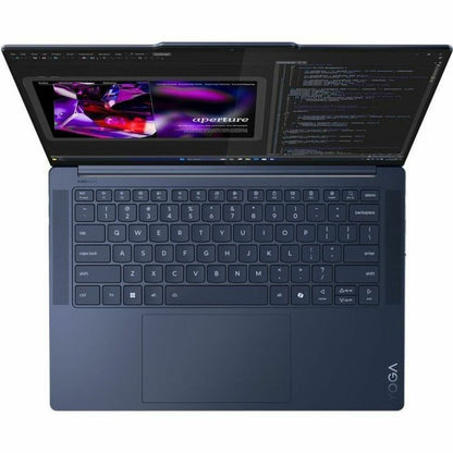 Lenovo Yoga Slim 7 14Q8X9 83ED0000CF 14.5" Touchscreen Notebook - 3K - Qualcomm Snapdragon X Elite X1E-78-100 - 16 GB - 1 TB SSD - English, French Keyboard - Cosmic Blue 83ED0000CF