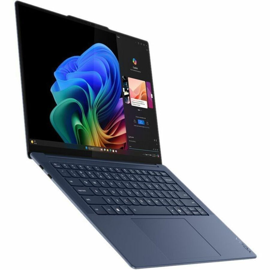 Lenovo Yoga Slim 7 14Q8X9 83ED0000CF 14.5" Touchscreen Notebook - 3K - Qualcomm Snapdragon X Elite X1E-78-100 - 16 GB - 1 TB SSD - English, French Keyboard - Cosmic Blue 83ED0000CF