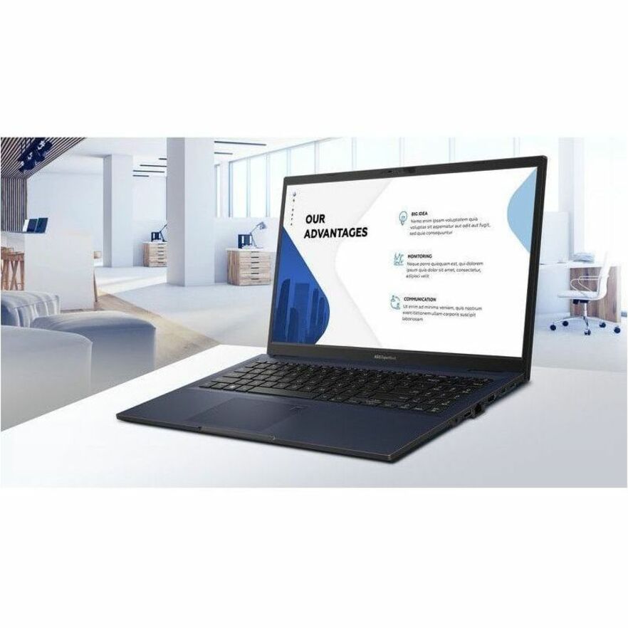 Ordinateur portable Asus ExpertBook Essential B1 B1502 B1502CBA-Q51P-CB 15,6" - Intel Core i5 12e génération i5-1235U - 8 Go - SSD 512 Go - Noir étoilé B1502CBA-Q51P-CB