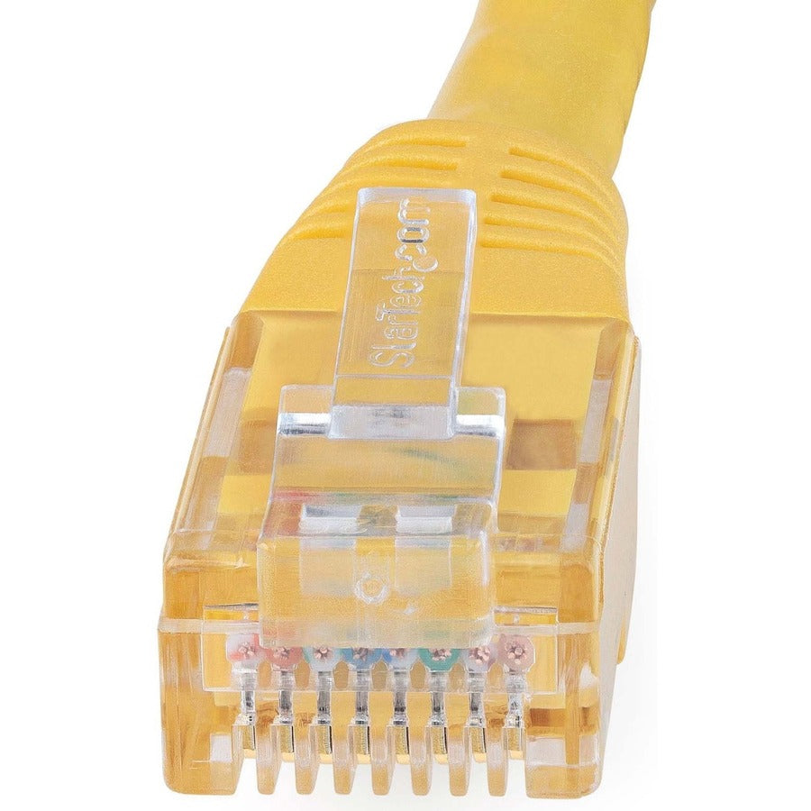 StarTech.com 15ft CAT6 Ethernet Cable - Yellow Molded Gigabit - 100W PoE UTP 650MHz - Category 6 Patch Cord UL Certified Wiring/TIA C6PATCH15YL