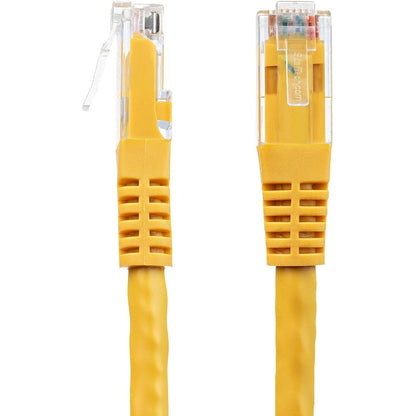 StarTech.com 15ft CAT6 Ethernet Cable - Yellow Molded Gigabit - 100W PoE UTP 650MHz - Category 6 Patch Cord UL Certified Wiring/TIA C6PATCH15YL