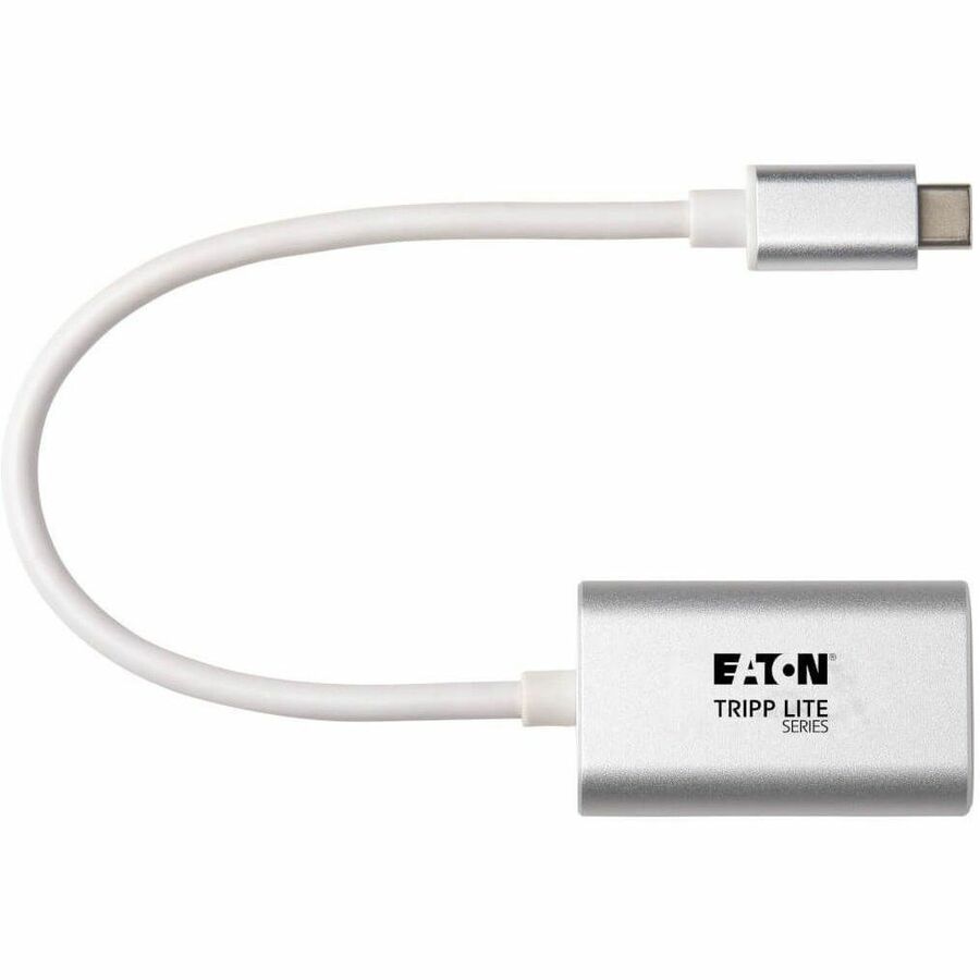 Tripp Lite by Eaton USB-C to 3.5 mm Stereo Audio Adapter - USB 2.0, Silver U437-002