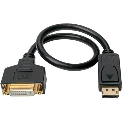 Tripp Lite by Eaton P134-001-GC DisplayPort to DVI Cable Adapter - M/F, Black, 1 ft. P134-001-GC