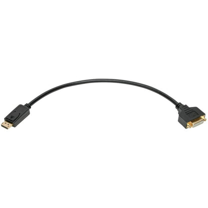 Tripp Lite by Eaton P134-001-GC DisplayPort to DVI Cable Adapter - M/F, Black, 1 ft. P134-001-GC