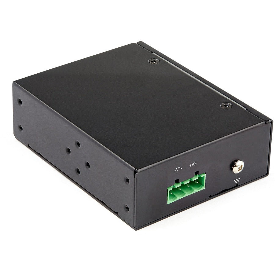 StarTech.com Industrial Gigabit PoE Injector - High Speed 90W 802.3bt PoE++ 52V-56VDC Ultra Power Over Ethernet/UPoE Injector -40C to +75C POEINJ1G90W