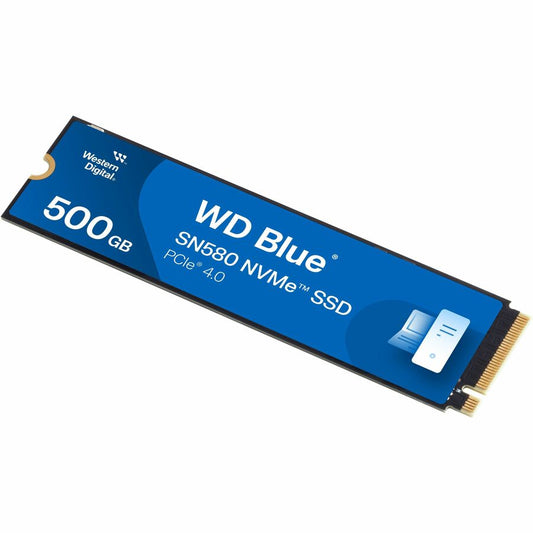 Western Digital Blue SN580 WDS500G3B0E 500 GB Solid State Drive - M.2 2280 Internal - PCI Express NVMe (PCI Express NVMe 4.0 x4) - Blue WDS500G3B0E