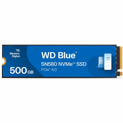 Western Digital Blue SN580 WDS500G3B0E 500 GB Solid State Drive - M.2 2280 Internal - PCI Express NVMe (PCI Express NVMe 4.0 x4) - Blue WDS500G3B0E