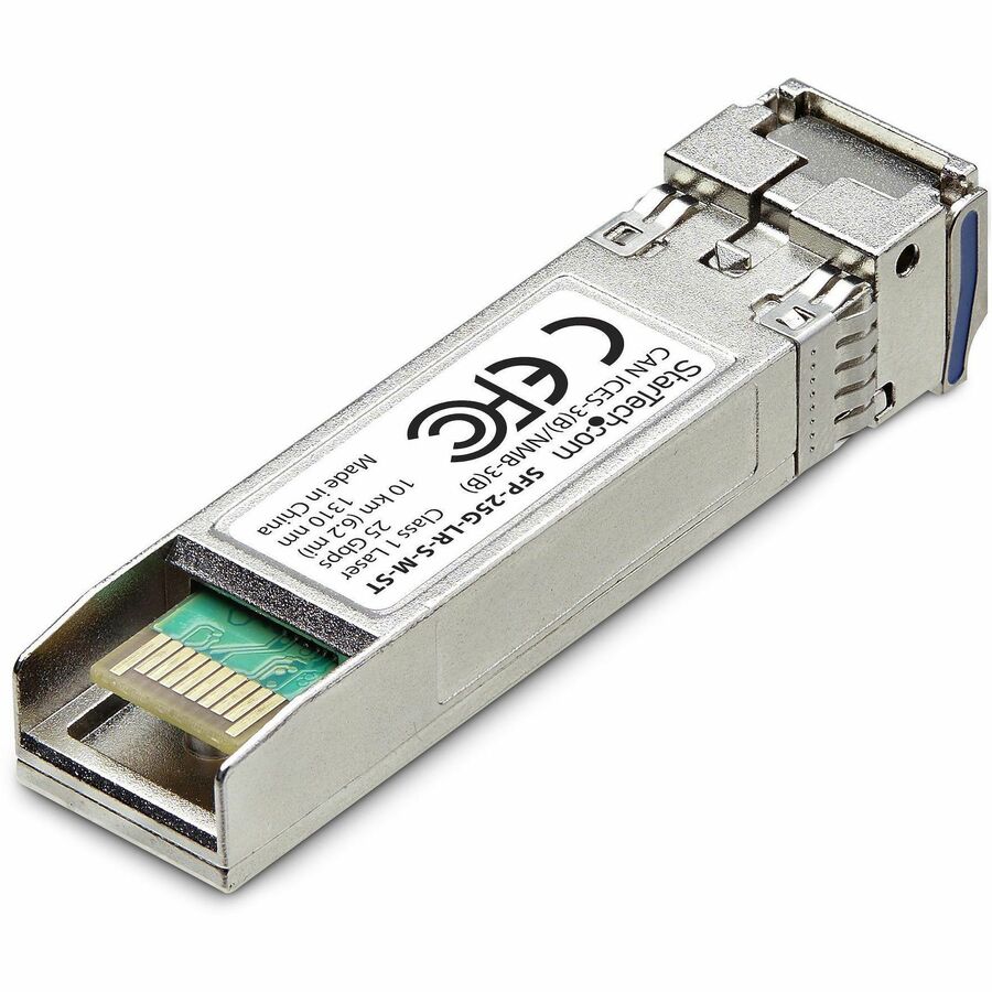 StarTech.com MSA-Compliant SFP-25G-LR-S SFP28 Module, 25Gb Single Mode Fiber (SMF), 25GBASE-LR LC Transceiver, 1310nm, 10km (6.2mi), DDM SFP-25G-LR-S-M-ST