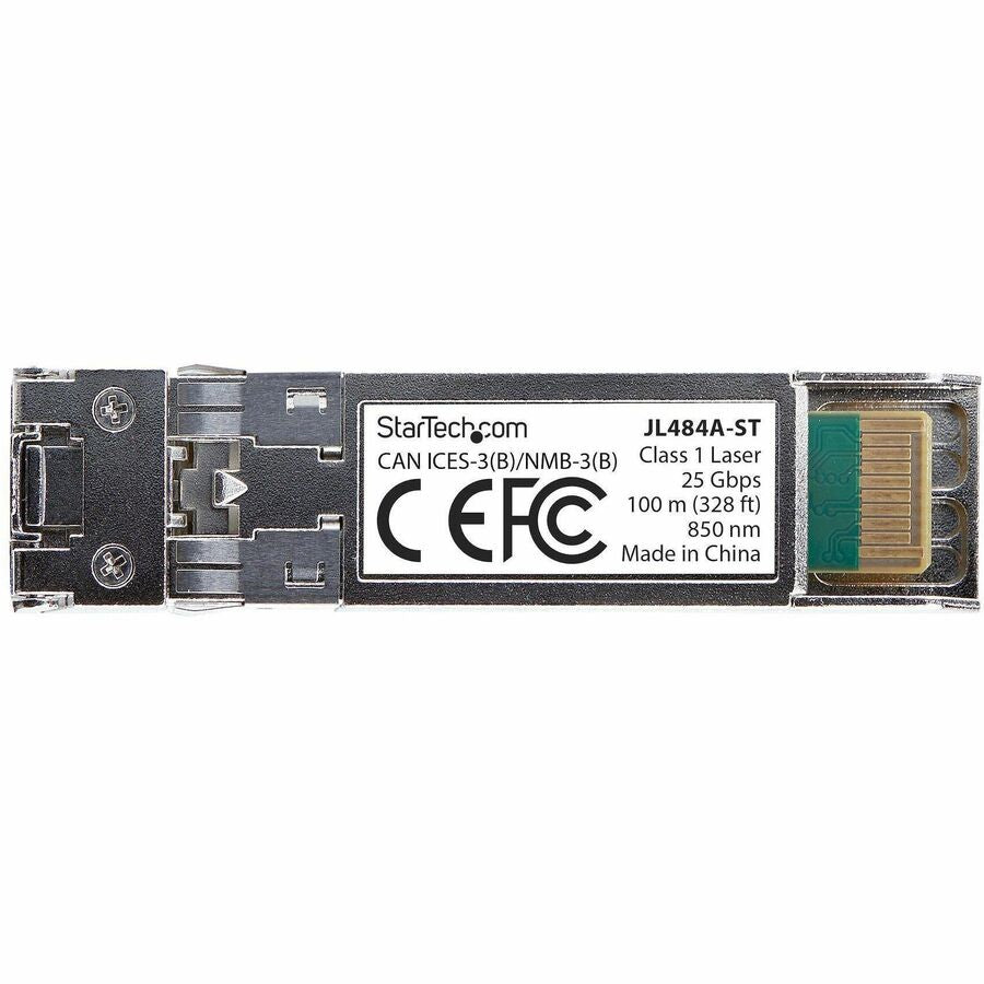 StarTech.com HPE JL484A Compatible SFP28 Module, 25GBase-SR, 25Gb Multimode Fiber (MMF), LC Transceiver, 100m (328ft), DDM/DOM JL484A-ST