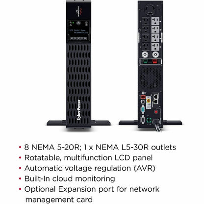 CyberPower New Smart App Sinewave UPS PR3000RTXL2UC 3000VA Tower/rack convertible UPS PR3000RTXL2UC