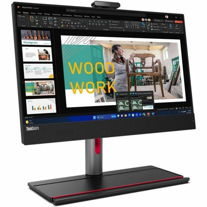 Lenovo ThinkCentre M90a Gen 5 12SH001MUS All-in-One Computer - Intel Core i5 14th Gen i5-14500 - vPro Technology - 16 GB - 256 GB SSD - 23.8" Full HD - Desktop - Black 12SH001MUS