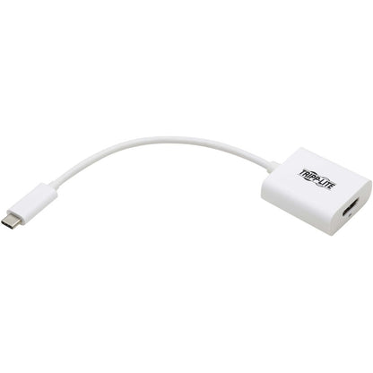 Tripp Lite by Eaton USB-C to HDMI Adapter (M/F) - 8K 60 Hz, HDR, 4:4:4, HDCP 2.3, White U444-06N-HD8K6W