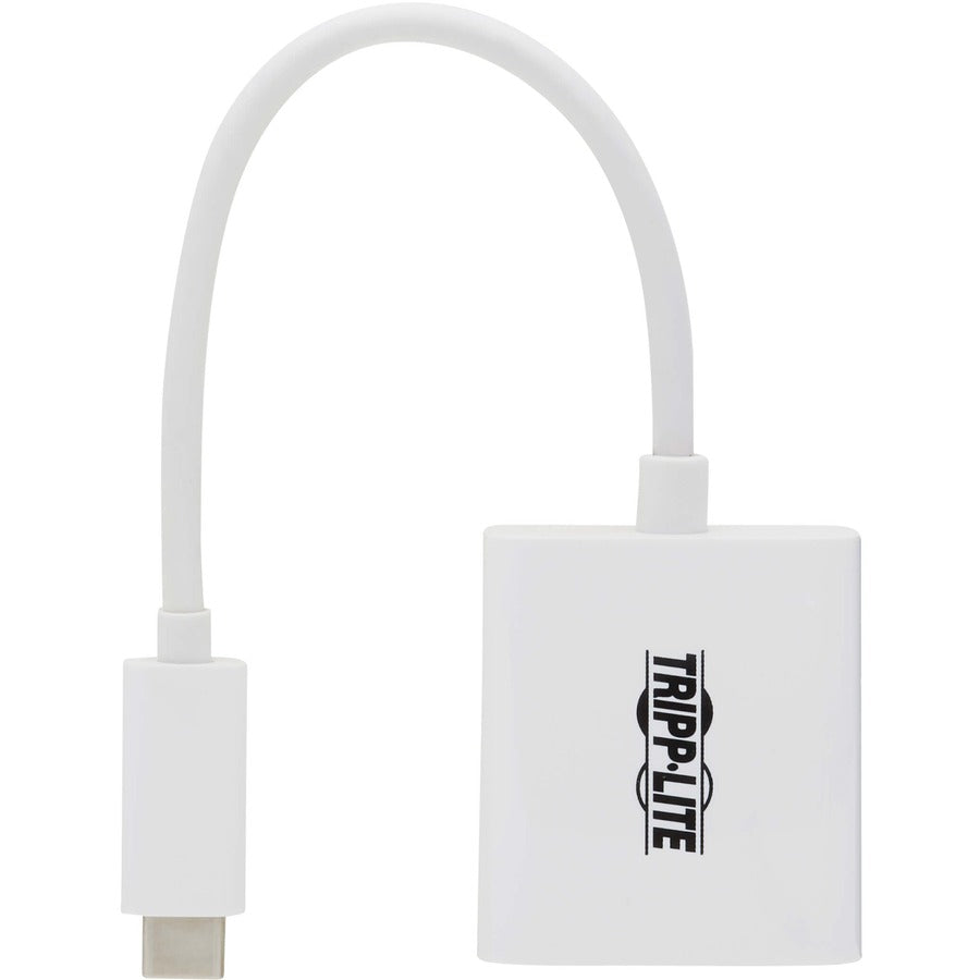 Tripp Lite by Eaton USB-C to HDMI Adapter (M/F) - 8K 60 Hz, HDR, 4:4:4, HDCP 2.3, White U444-06N-HD8K6W