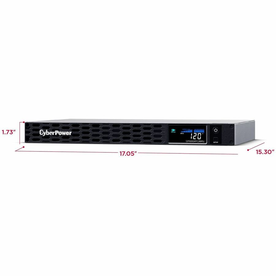 Onduleur CyberPower PFC Sinewave CP1000PFCRM1U 1 000 VA montable en rack CP1000PFCRM1U