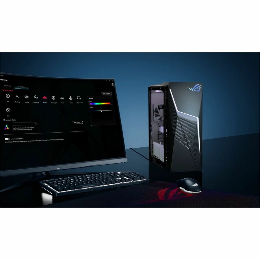 Asus ROG Strix G13CHR G13CHR-DSI54060-CB Gaming Desktop Computer - Intel Core i5 14th Gen i5-14400F - 32 GB - 1 TB SSD - Mid-tower - Extreme Dark Gray G13CHR-DSI54060-CB