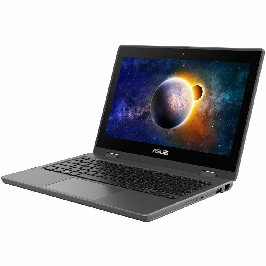 Asus BR1100F BR1100FKA-EN61T-CA 11.6" Touchscreen Convertible 2 in 1 Notebook - HD - Quad-core (Intel Pentium Silver N6000) - 8 GB - 128 GB Flash Memory - Dark Gray BR1100FKA-EN61T-CA