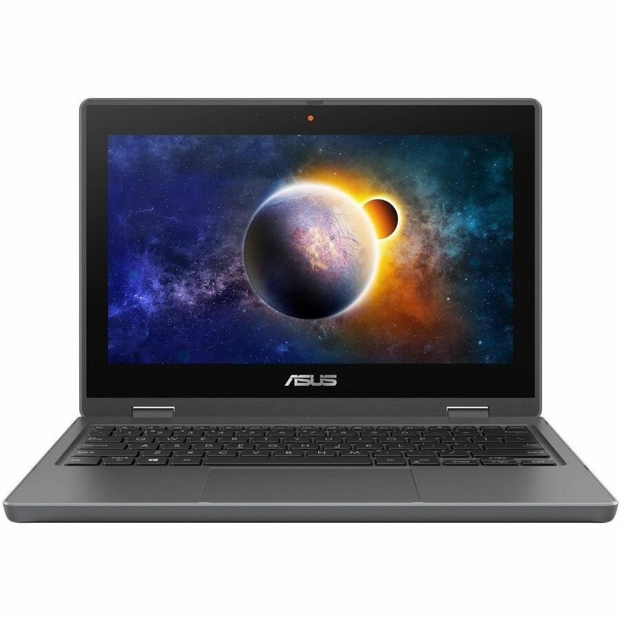 Asus BR1100F BR1100FKA-EN61T-CA 11.6" Touchscreen Convertible 2 in 1 Notebook - HD - Quad-core (Intel Pentium Silver N6000) - 8 GB - 128 GB Flash Memory - Dark Gray BR1100FKA-EN61T-CA