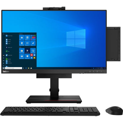 Lenovo ThinkCentre M80q 11DN0097US Desktop Computer - Intel Core i3 10th Gen i3-10100T - 8 GB - 128 GB SSD - Tiny - Black 11DN0097US