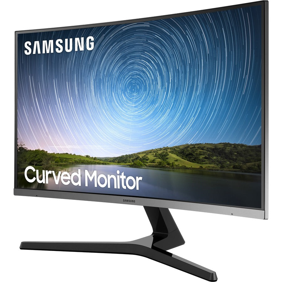 Samsung 32" Class Full HD Curved Screen LCD Monitor - 16:9 - Dark Blue Gray LC32R500FHNXZA