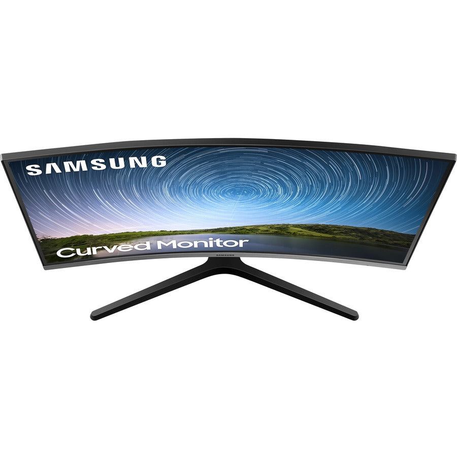 Samsung 32" Class Full HD Curved Screen LCD Monitor - 16:9 - Dark Blue Gray LC32R500FHNXZA