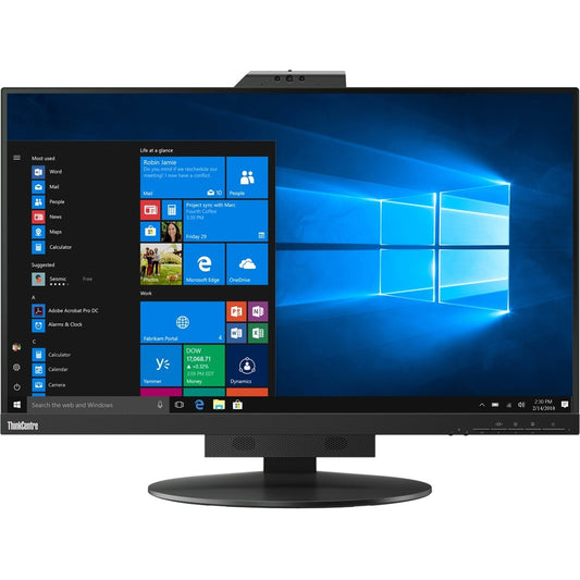 Lenovo ThinkCentre Tiny-in-One 27 27" Class Webcam WQHD LCD Monitor - 16:9 - Black 10YFRAR1US