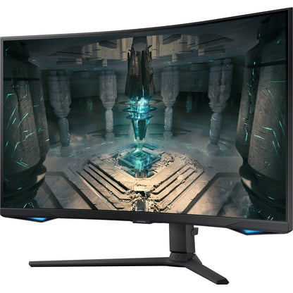 Samsung Odyssey G6 S27BG652EN 27" Class WQHD Curved Screen Smart Gaming LCD Monitor - 16:9 - Black LS27BG652ENXGO