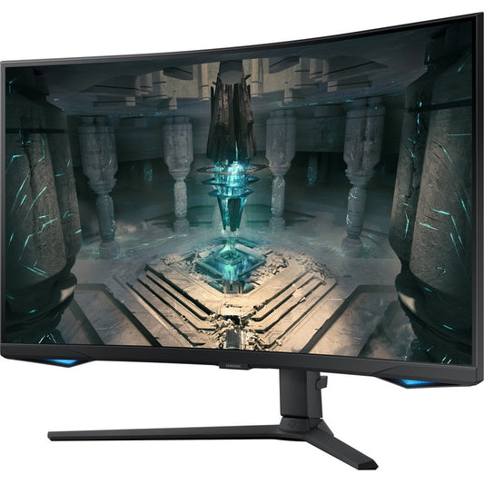 Samsung Odyssey G6 S27BG652EN 27" Class WQHD Curved Screen Smart Gaming LCD Monitor - 16:9 - Black LS27BG652ENXGO