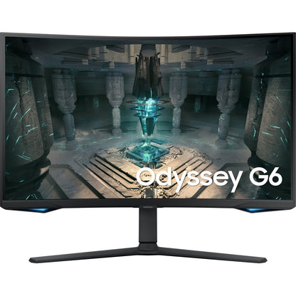 Samsung Odyssey G6 S27BG652EN 27" Class WQHD Curved Screen Smart Gaming LCD Monitor - 16:9 - Black LS27BG652ENXGO