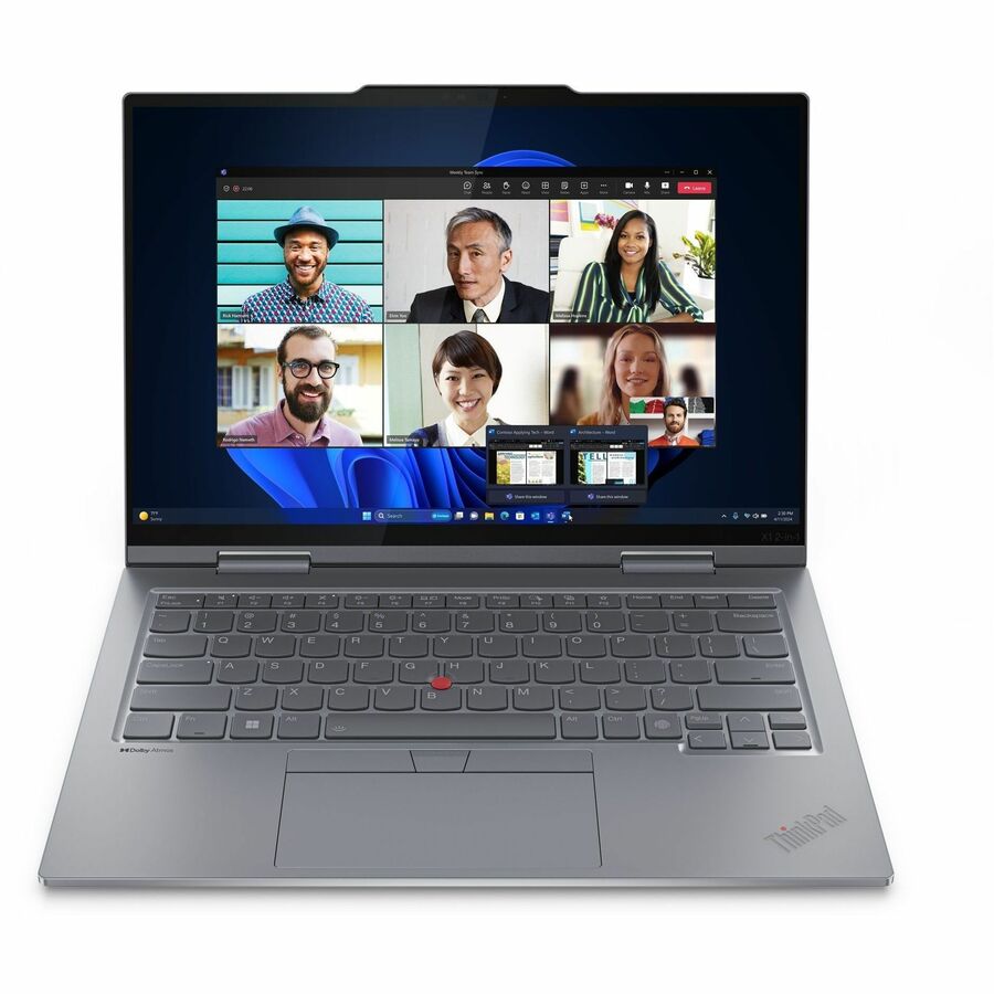 Lenovo ThinkPad X1 Gen 9 21KE005SCA 14" Touchscreen Convertible 2 in 1 Notebook - WUXGA - Intel Core Ultra 7 165U - vPro Technology - Intel Evo Platform - 32 GB - 1 TB SSD - French Keyboard - Gray 21KE005SCA