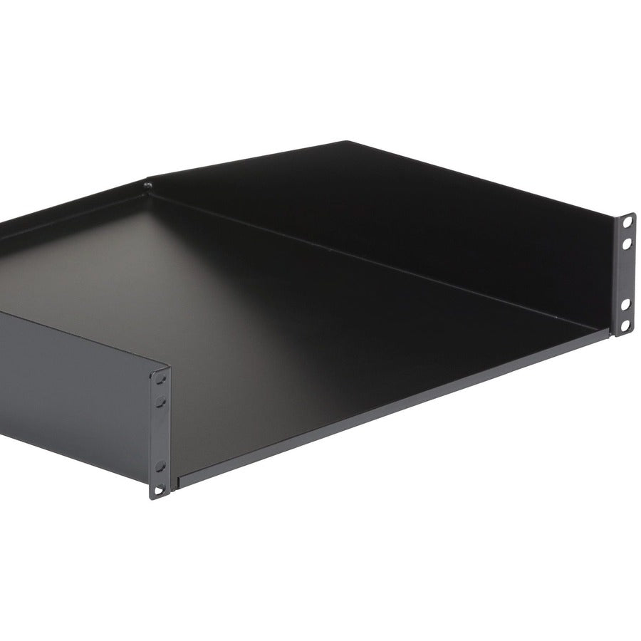 StarTech.com 2U Server Rack Cabinet Shelf - Fixed 18" Deep Cantilever Rackmount Tray for 19" Data/AV/Network Enclosure - Weight Cap. 125lbs/56kg CABSHELFHD