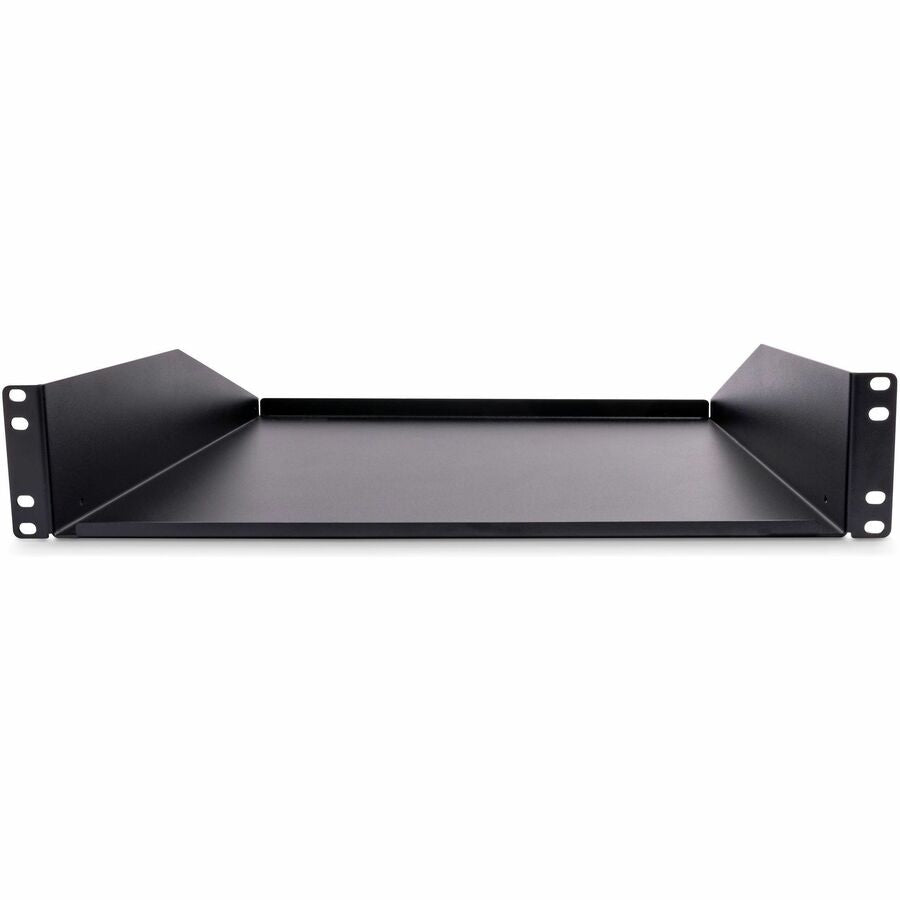 StarTech.com 2U Server Rack Cabinet Shelf - Fixed 18" Deep Cantilever Rackmount Tray for 19" Data/AV/Network Enclosure - Weight Cap. 125lbs/56kg CABSHELFHD