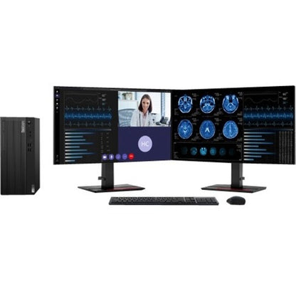 Lenovo ThinkCentre M80t 11CS000XUS Desktop Computer - Intel Core i7 10th Gen i7-10700 Octa-core (8 Core) 2.90 GHz - 16 GB RAM DDR4 SDRAM - 256 GB SSD - Tower - Raven Black 11CS000XUS