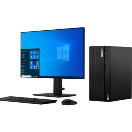 Lenovo ThinkCentre M80t 11CS000XUS Desktop Computer - Intel Core i7 10th Gen i7-10700 Octa-core (8 Core) 2.90 GHz - 16 GB RAM DDR4 SDRAM - 256 GB SSD - Tower - Raven Black 11CS000XUS