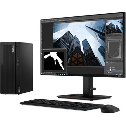 Lenovo ThinkCentre M80t 11CS000XUS Desktop Computer - Intel Core i7 10th Gen i7-10700 Octa-core (8 Core) 2.90 GHz - 16 GB RAM DDR4 SDRAM - 256 GB SSD - Tower - Raven Black 11CS000XUS